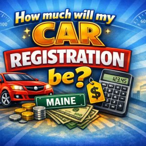 How much will your car registration be?
